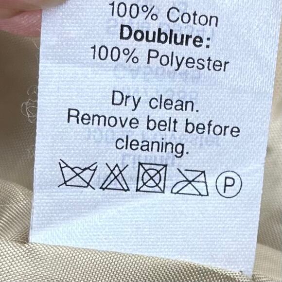 J‎ Crew Factory Women's Belted Double Breasted Tan Trench Coat - Picture 9 of 11